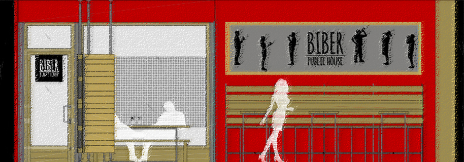 Progetto di un locale Biber Public House, con progettazione integrale degli arredi, a Oderzo (Tv).