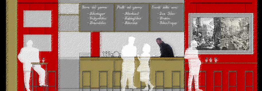 Progetto di un locale Biber Public House, con progettazione integrale degli arredi, a Oderzo (Tv).