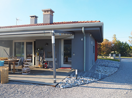Progetto di ampliamento e ridistribuzione Fabbricato anni ’80 ad uso residenziale.