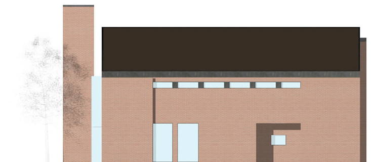Progetto di un Centro Ricreativo e Culturale in un sito esistente.
