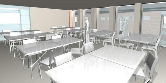 Progetto di un Centro Ricreativo e Culturale in un sito esistente.