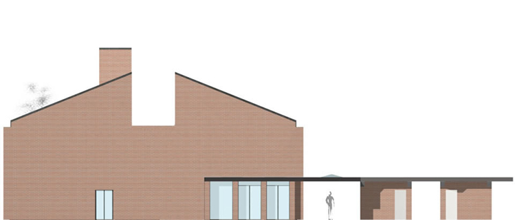 Progetto di un Centro Ricreativo e Culturale in un sito esistente.