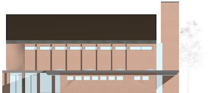 Progetto di un Centro Ricreativo e Culturale in un sito esistente.