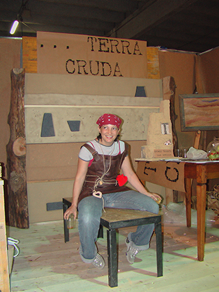 Progetto e realizzazione dello stand per la fiera 4 passi – Riprendiamoci la terra – espositore della terra 5^ edizione 2009 a Treviso (Tv).